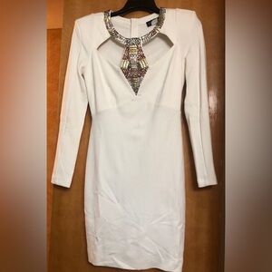 NWOT Venus Cream/Winter White Dress Size 4